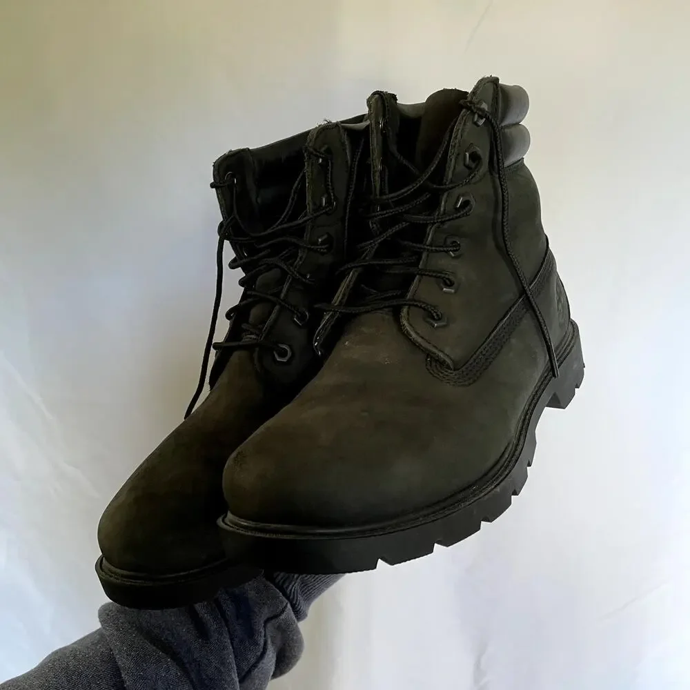 Timberland‎ Ortholite dark gray suade boots primaloft women's size 7 lace up